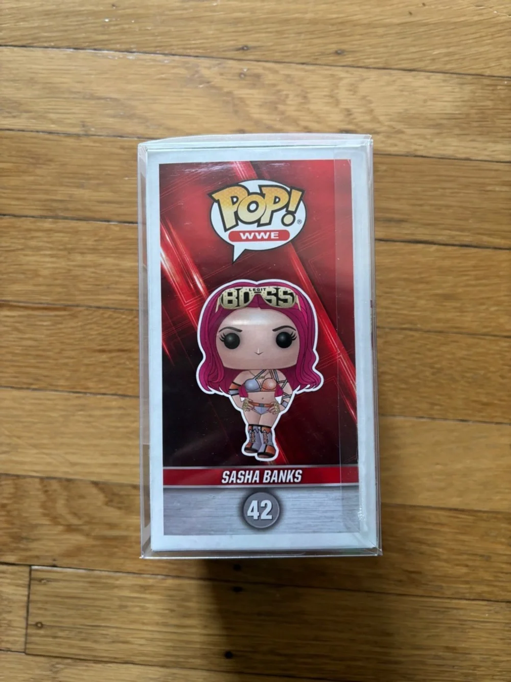 Funko Pop! WWE Sasha Banks #42 - Pink Autograph - Picture 4 of 5